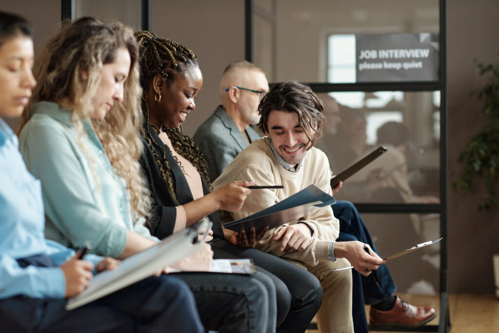 New graduates preparing for job interviews